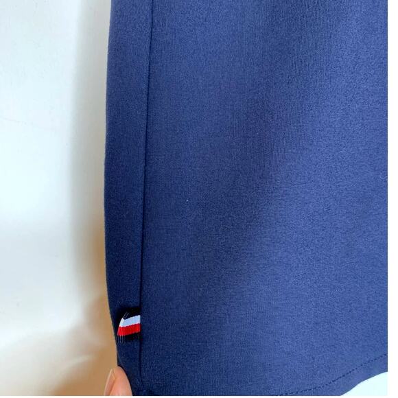 Tommy Hilfiger girls Ponte knit navy blue classic preppy wrap skort size LG - Picture 5 of 8